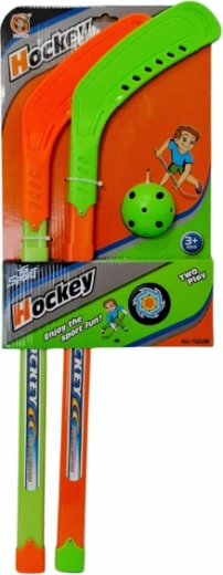 Kinderset voor hockey – verstelbare hockeysticks, bal en puck