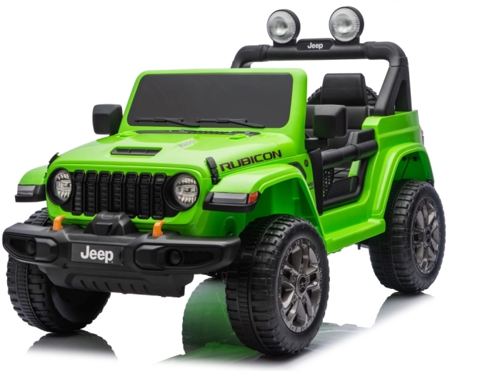 Elektrische kinderauto Jeep Wrangler Rubicon LIFT groen