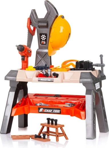 Chipolino werkbank voor kinderen 63 stuks