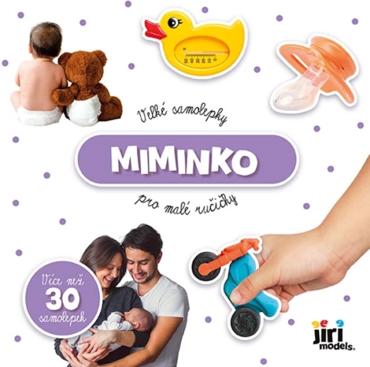 Grote stickers voor kleine handjes – Nieuw baby’tje