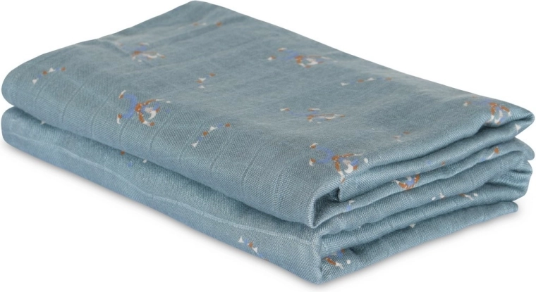 NuuRoo Josefine mousseline luiers van bamboe Celebration 60 × 60 cm (2 stuks)