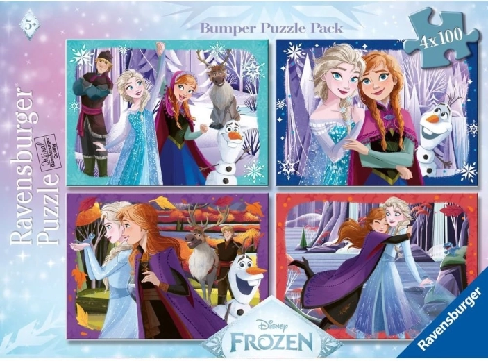 Ravensburger puzzel Disney Frozen 4×100 stukjes