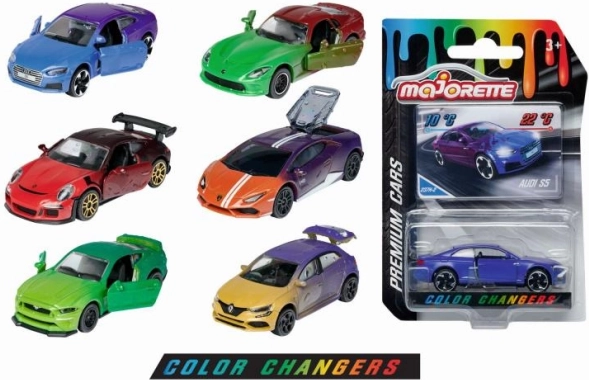 Auto’s met kleurverandering Color Changers 7,5 cm – 6 modellen