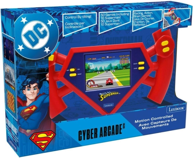 Spelconsole LEXIBOOK SUPERMAN met 2,8" LCD en 50 games