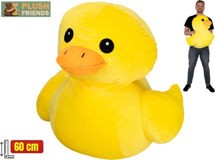 Plush Friends pluchen eend 60 cm