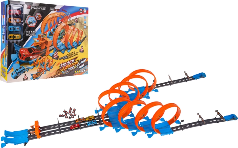 extreme racebaan met licht- en geluidseffecten