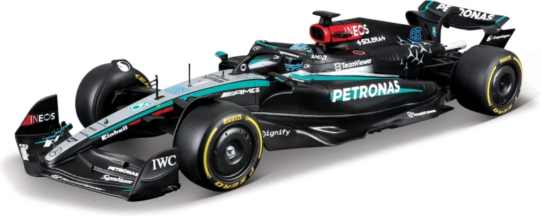 Bburago bouwpakket van het F1-racemodel Mercedes‑AMG Petronas W15 2024 George Russell 1:24