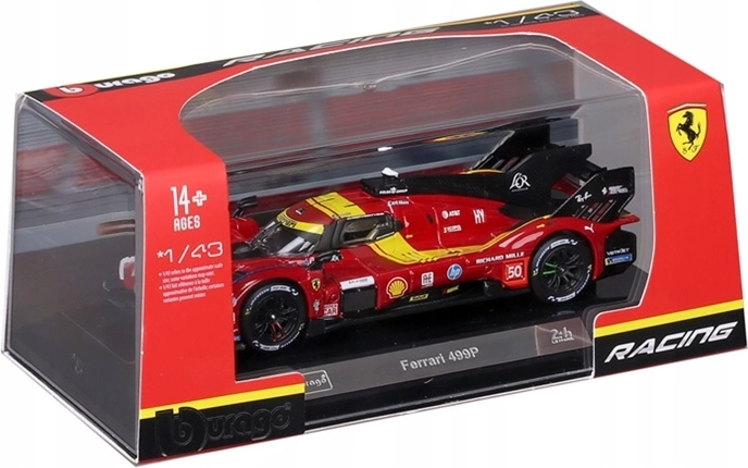 BBU verzamelmodel Ferrari 499P rood nr. 50 1:43