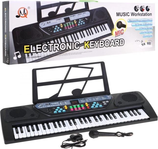 Kinderkeyboard met lesmodus 5+ met microfoon en opnemen