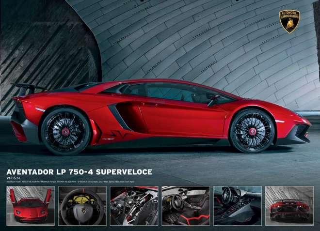 Puzzel Lamborghini Aventador LP 750-4 1000 stukjes