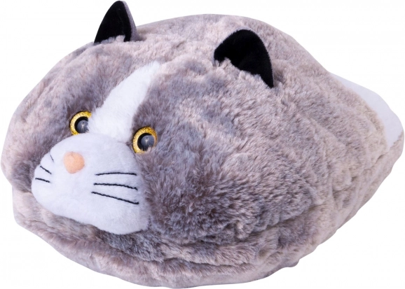 cozy noxxiez kat – verwarmende pluche pantoffel