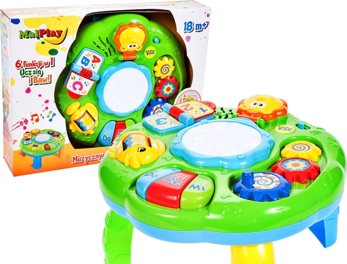 Educatieve tafel met trommel