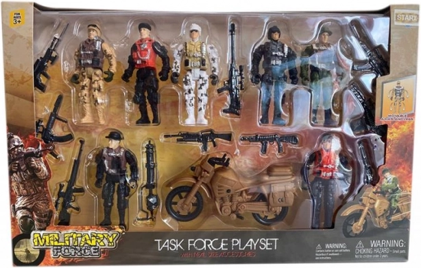 Grote set soldaatjes met motor STARX