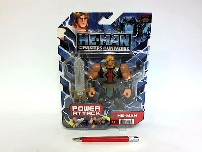 He-Man Power Attack-figuur met zwaard (Masters of the Universe)