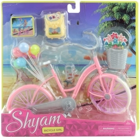 Fiets voor poppen met accessoires