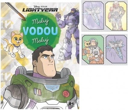 Kleurboek Schilder met water Raketaak