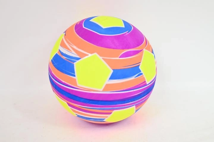 Kleurrijke kinderbal met blokjesmotief 9"