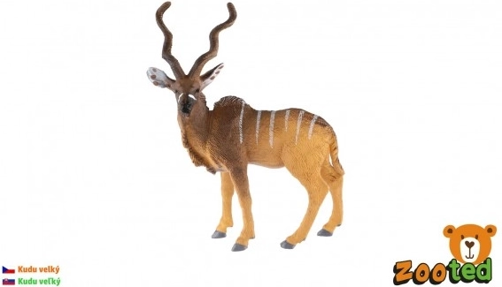 Kudu-bok figuurtje 14 cm – realistische plastic antilope