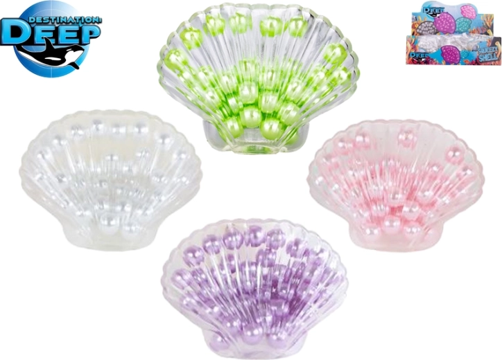 Schelp met knisperende bolletjes 8,5 cm