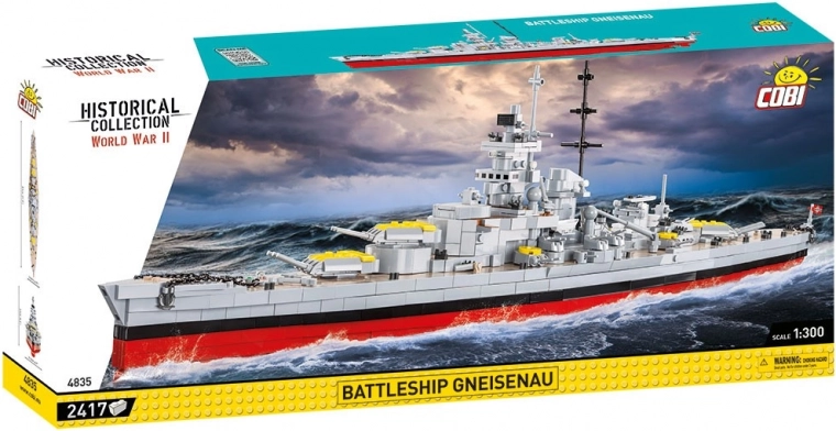 COBI Bouwset Historische Collectie – Slagschip GNEISENAU 1:300