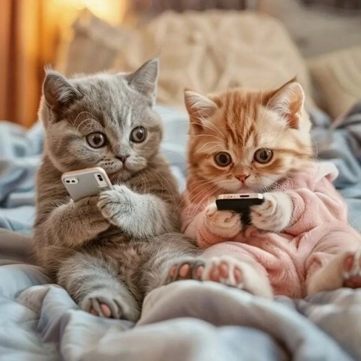 Diamant schilderen Kittens 30 × 40 cm