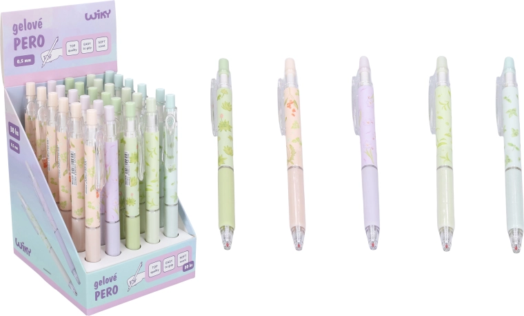 Gelpen 0,5 mm met blauwe vulling