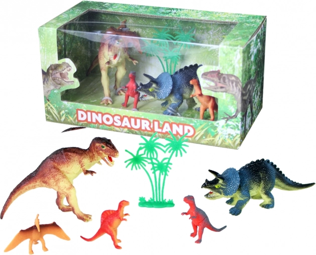 set dinosaurussen 5–13 cm in doosje
