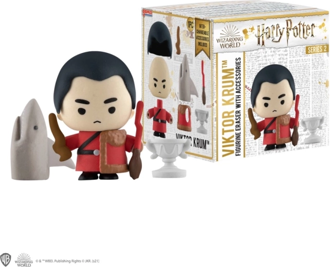 Harry Potter rubberen figuur Viktor Krum (Serie 2)