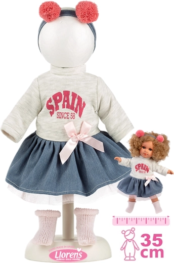 Llorens outfit voor pop van 35 cm met accessoires, 4‑delige set