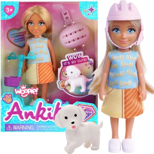 Woopie Royal pop met hondje en step