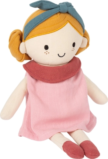 Stoffen pop Lina – zachte knuffelvriendin voor kinderen vanaf de geboorte