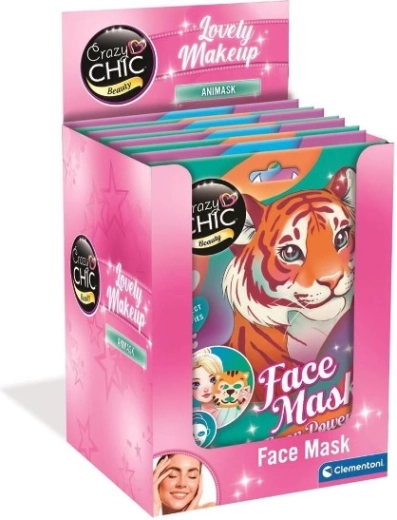 Crazy Chic dierenvormig gezichtsmasker