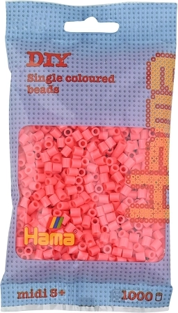 Hama midi strijkkralen lichtroze 1000 stuks