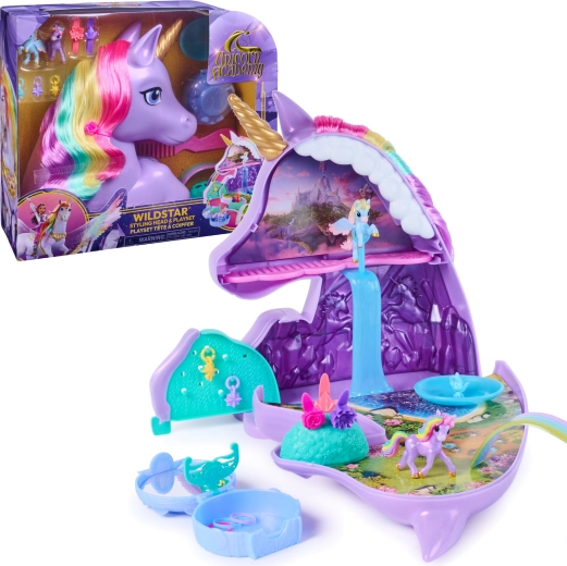 Unicorn Academy Wildstar – kappershoofd en speelset 2-in-1