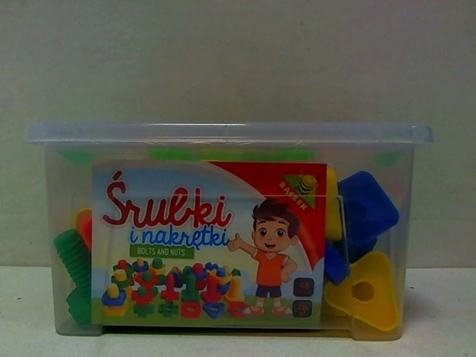 Set schroeven en moeren in een box