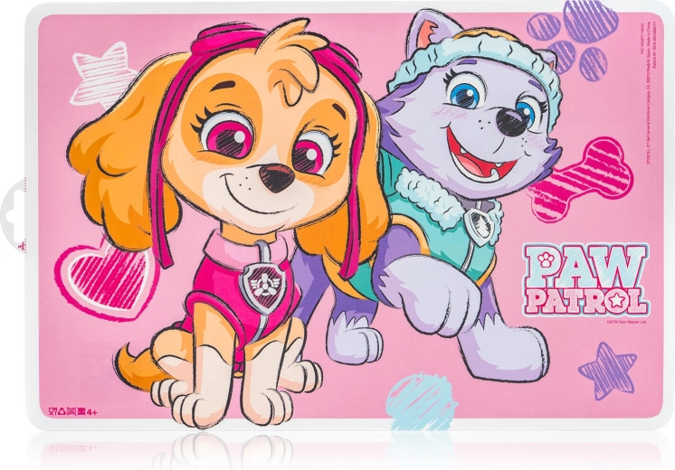 Kunststof kinderplacemat PAW PATROL Girl 43 × 28 cm