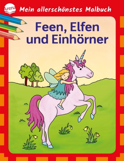 Mijn allermooiste kleurboek: Feeën en elfen
