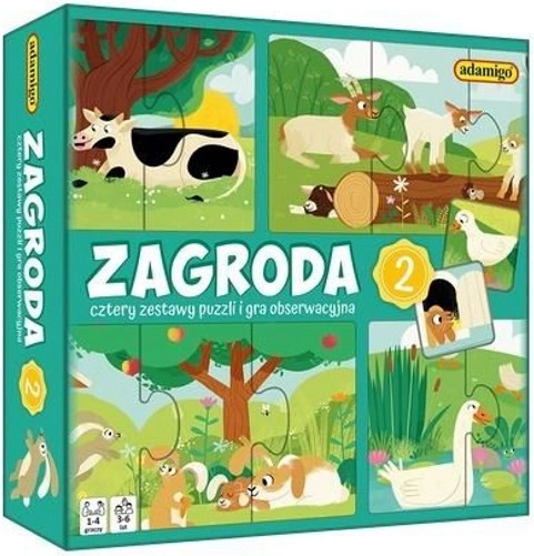 Observatiepuzzel Boerderij 2 – educatief spel voor de allerkleinsten