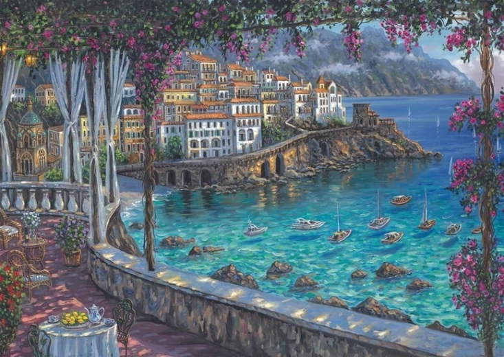 Puzzel Amalfi-kust 1000 stukjes