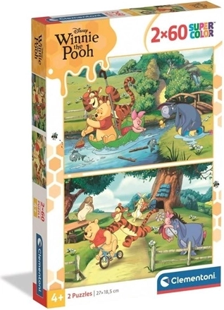Clementoni puzzel 2x60 stukjes Winnie de Poeh