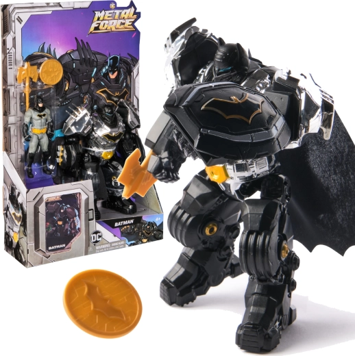DC METAL FORCE Batman-figuur met pantser 10 cm