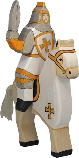 Holztiger witte toernooiridder (zonder paard) - 1 stuk