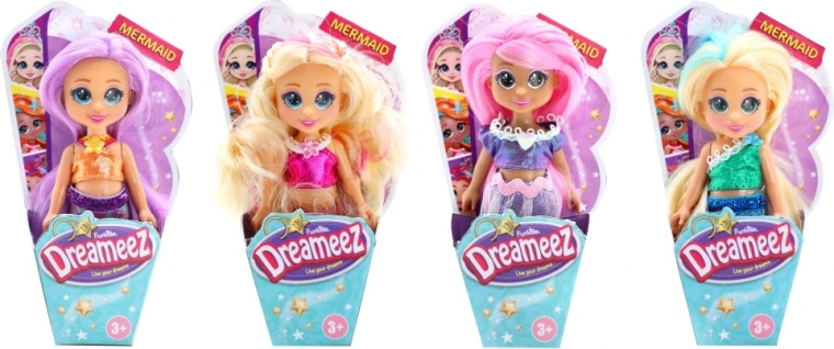 Dreameez mini zeemeermin in een hoorntje