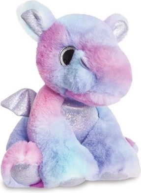 Sparkle Tales astro draak pluchen figuur ca. 18 cm - 1 stuk