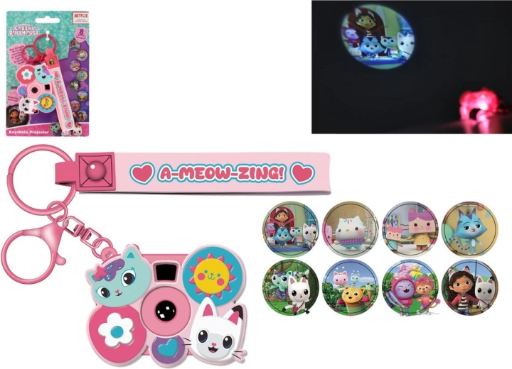 Gabby's Dollhouse-sleutelhanger met projector