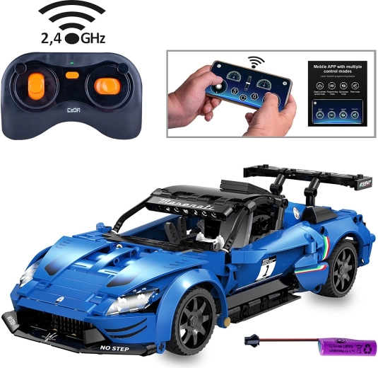 CaDA Maserati GT2 met afstandsbediening 1:14 blauw
