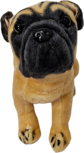 Pluche hond mopshond - 1 stuk