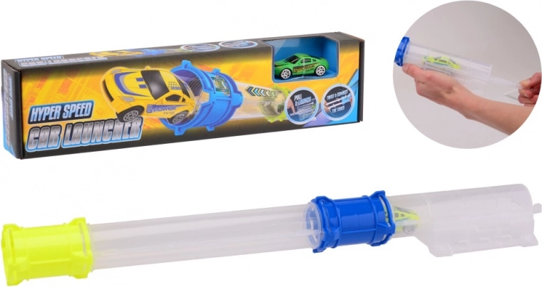 Autolanceerder met autootje