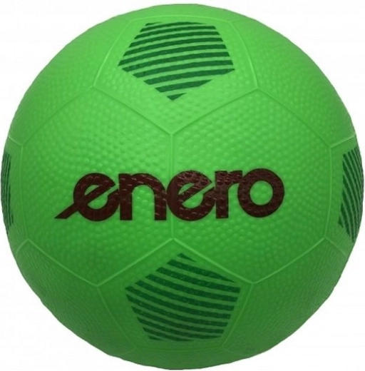 Rubberen voetbal Enero 22 cm groen