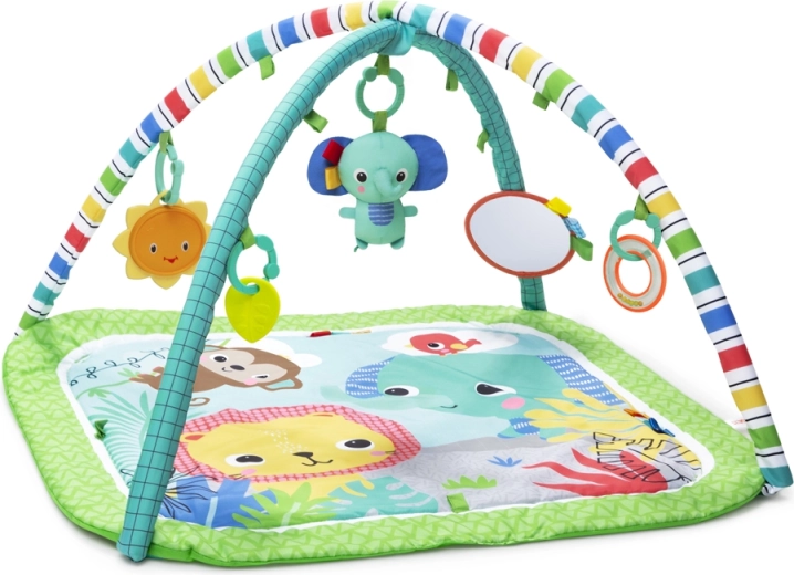Speelkleed met babygym Wild Wiggles BRIGHT STARTS